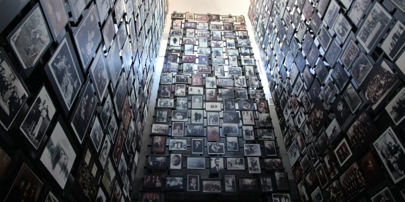 Hall of photos at the USHMM